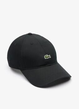 Lacoste Zwarte ongestructureerde pet met klein logo Black Heren - Foto 2