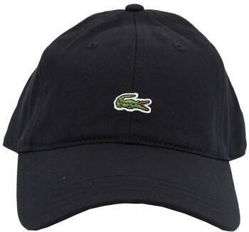 Lacoste Zwarte ongestructureerde pet met klein logo Black Heren - Foto 7