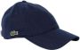 Lacoste Biologisch Katoenen Pet Marineblauw Verstelbare Sluiting Blauw - Thumbnail 4