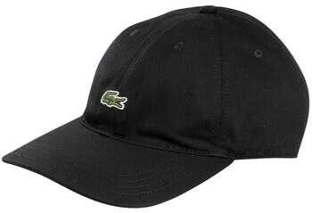 Lacoste Zwarte ongestructureerde pet met klein logo Black Heren - Foto 8