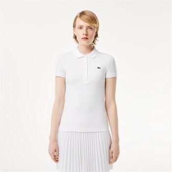 Lacoste Witte T-shirts en Polos White Dames