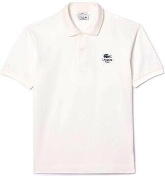 Lacoste Witte textiel polo shirt White