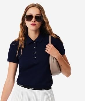 Lacoste Poloshirt met harmonieus gekleurde -krokodil op borsthoogte (1-delig) - Foto 4