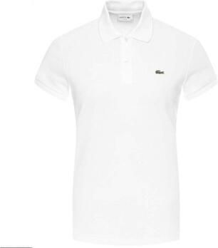 Lacoste Klassieke Fit Basic Logo Witte Polo White Dames - Foto 9