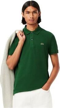 Lacoste Groene Geribbelde Kraag en Mouw T-shirts en Polos Groen Heren - Foto 18