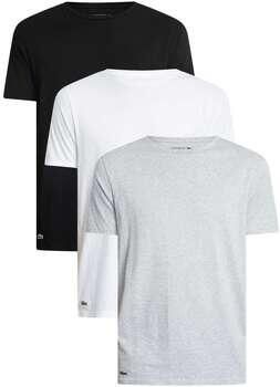 Lacoste Pyjama's nachthemden Set van 3 crew-lounge-T-shirts