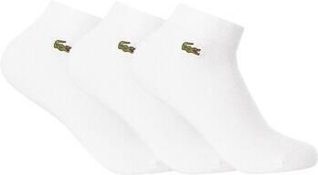 Lacoste Socks 3 Pack Low Socks White