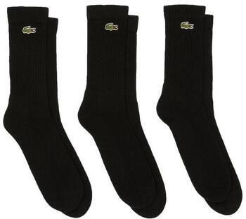 Lacoste Socks Sport 3 Pack High Cut Socks Black Black Black - Foto 2