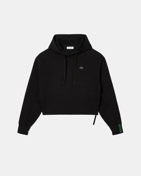 Lacoste Dames Hoodie met Verstelbare Capuchon en Duimgaten Zwart Dames - Foto 6