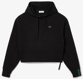 Lacoste Dames Hoodie met Verstelbare Capuchon en Duimgaten Zwart Dames