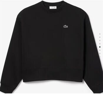 Lacoste Zwarte Oversized Sportieve Trui Black Dames