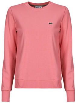Lacoste Roze Sweater Klassiek Krokodil Borduurwerk Pink Dames