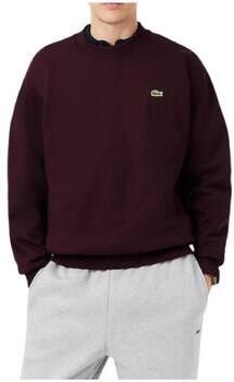 Lacoste Sweater Sweatshirt Crew Neck Marron - Foto 4