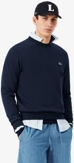 Lacoste Sweater Organic Cotton Sweatshirt SH9801 Bleu Marine