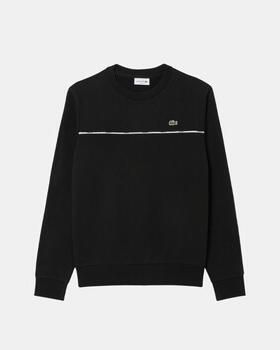 Lacoste Sweater Fleece sweatshirt met logo-afwerking