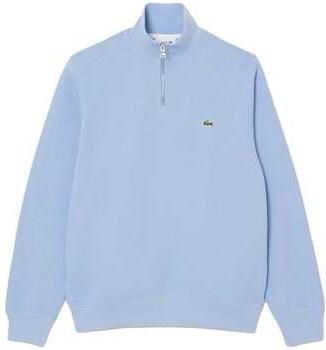 Lacoste Sweater Zip-Up High Neck Interlock Sweatshirt Light Blue - Foto 5