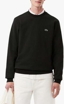 Lacoste Sweater Classic Fit Fleece Sweatshirt SH9801 Black