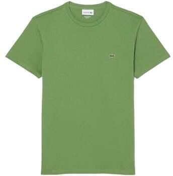 Lacoste T-shirt Cotton Pima Crew Neck T-Shirt Lime Green