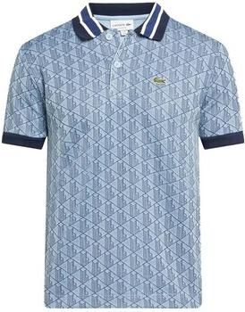 Lacoste Polo met monogram Blue Heren - Foto 6