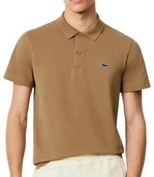 Lacoste T-shirt Regular Fit Cotton Blend Polo Shirt Brown