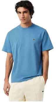 LACOSTE Heren Polo's & T-shirts Cotton T-shirt Lichtblauw - Foto 9