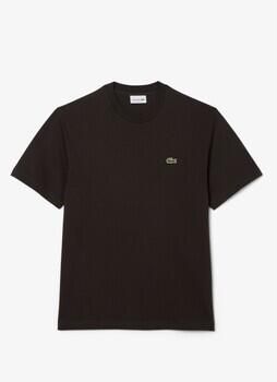 Lacoste T-shirt Classic Fit Cotton T-Shirt Dark Brown