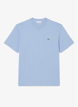 LACOSTE Heren Polo's & T-shirts Cotton T-shirt Lichtblauw - Foto 6
