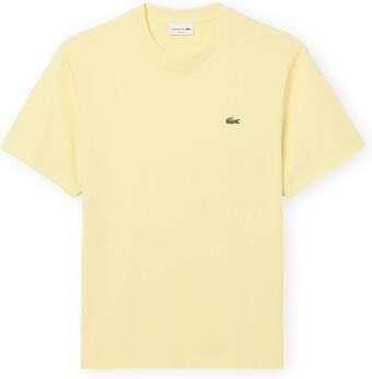 Lacoste T-shirt Korte Mouw Classic Fit T-Shirt TH7318 Jaune - Foto 5