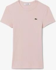 Lacoste T-shirt Korte Mouw SLIM FIT RIBBED COTTON T-SHIRT