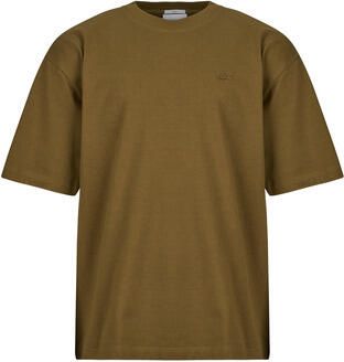 Lacoste T-shirt Korte Mouw T-shirt en jersey de coton épais loose fit