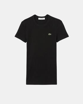 Lacoste Biologisch Katoenen Moderne T-shirt Black Dames