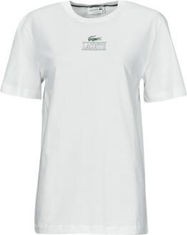 Lacoste Regular Fit T-shirt White Heren - Foto 3