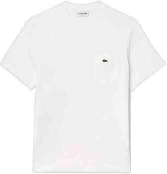 Lacoste T-shirt Chest Pocket Cotton T-Shirt White - Foto 3