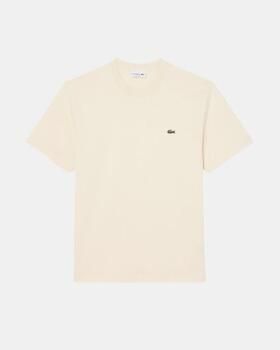 LACOSTE Heren Polo's & T-shirts Cotton T-shirt Creme - Foto 11