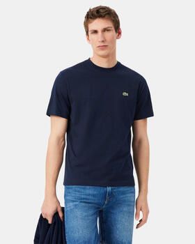 Lacoste Klassiek Katoenen Jersey T-Shirt (Navy Blauw) Blue Heren - Foto 17