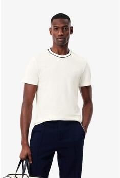 Lacoste regular fit T-shirt van katoenmix model 'CREATOR' - Foto 5