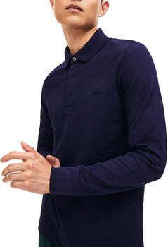 Lacoste Regular fit poloshirt in design met lange mouwen - Foto 7