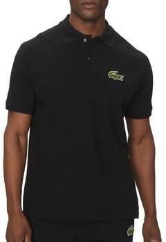 Lacoste Zwarte Polo Shirt Casual Stijl Black Heren
