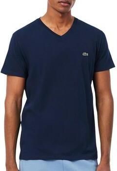 Lacoste T-shirt met labelstitching model 'Basic' - Foto 6