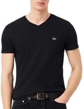 Lacoste T-shirt met labelstitching model 'Basic' - Foto 5