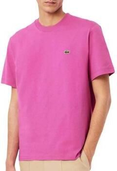 Lacoste T-shirt met labelpatch