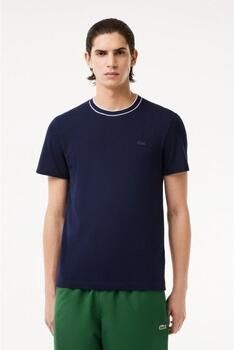 Lacoste Klassiek Navyblauw Katoenen Piqué T-Shirt Blue Heren - Foto 6