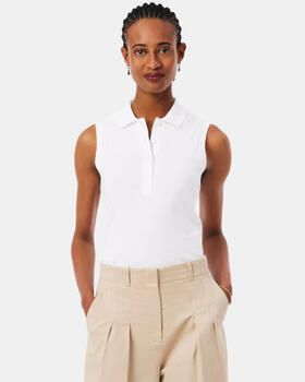 Lacoste Witte Mouwloze Top Zomercollectie White Dames - Foto 4
