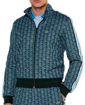 Lacoste Monogram Rits Trui Mannen Green Heren
