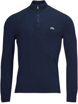 Lacoste Blauwe Half-Zip Sweater Essentieel Moderne Man Blue Heren - Foto 3