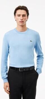 Lacoste Biologisch katoenen trui met ronde hals en contrastdetails Green Heren