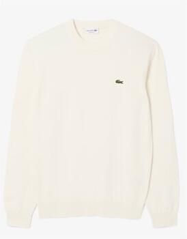 Lacoste Witte Krokodil Logo Trui White Heren