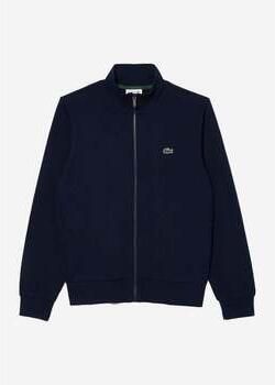 Lacoste Trui Brushed fleece zip through sweater