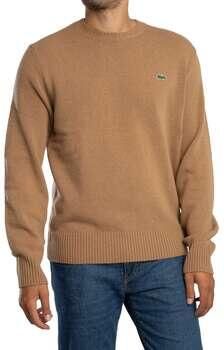 Lacoste Trui Gekaarde wollen ronde hals breisel