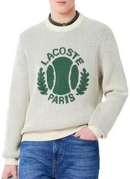 Lacoste Gebreide pullover met labelprint
